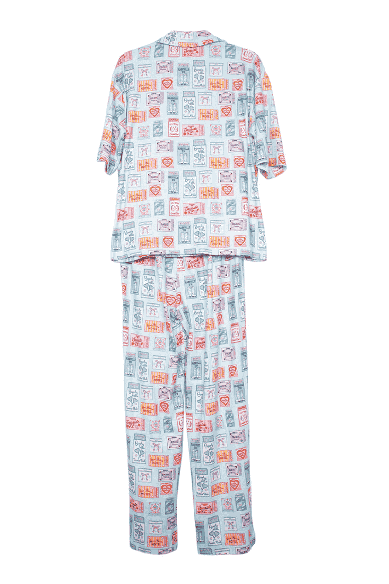 Traveling Matchbook Pajama Pants Set